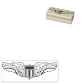 US Air Force Pilot Wings Crafting Rubber Stamp Rubberstempel (Gestempeld)