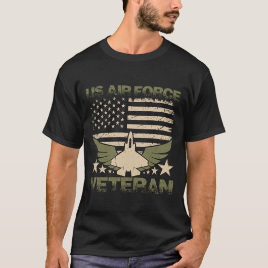 US Air Force Veteran T-shirt (Voorkant)