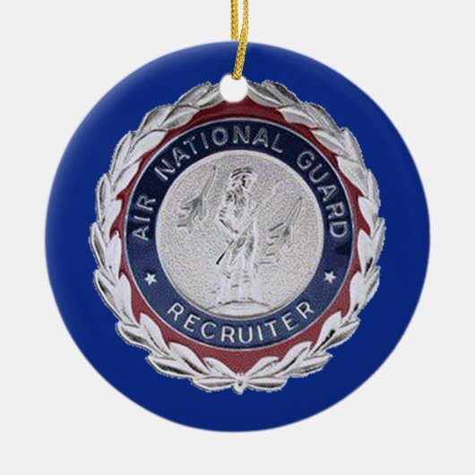 US Air National Guard Recruiter Ornament (Voorkant)