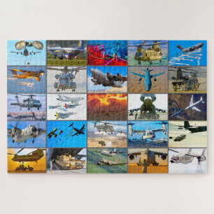 US AIRLIFT AVIATION "MONTAGE" LEGPUZZEL