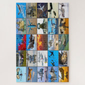 US AIRLIFT AVIATION "MONTAGE" LEGPUZZEL (Verticaal)