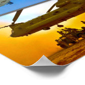 US AIRLIFT AVIATION "MONTAGE" POSTER (Hoek)