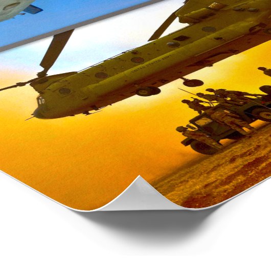 US AIRLIFT AVIATION "MONTAGE" POSTER (Hoek)