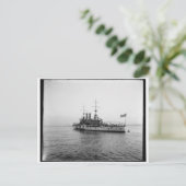 US Alabama Battleship c1902 Briefkaart (Staand voorkant)