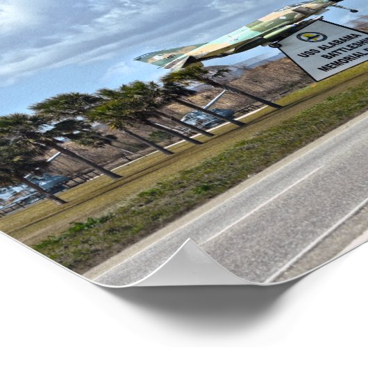 US Alabama Battleship Memorial Park Poster (Hoek)