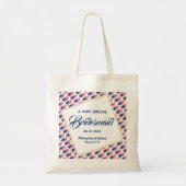 US AMERICA Christelijke Scriptgeschrift Bridesmaid Tote Bag (Voorkant)