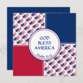 US AMERICA FLAG Custom Birthday Greep Feestdagenkaart (Voorkant / Achterkant)
