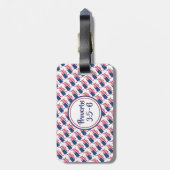 US AMERICA Trust in the Lord Spreuken 3 Bagage Bagagelabel (Achterkant verticaal)