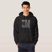 US American Flag Limited Edition - 2000 Hoodie (Voorkant volledig)