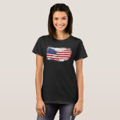 US American Flag T-shirt (Voorkant volledig)