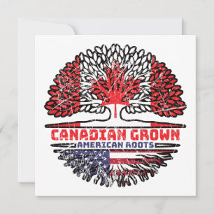 US American USA United States Canadian Canada Tree Kaart