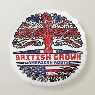 US American USA United States UK Verenigd Koninkri Rond Kussen
