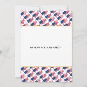 US AMERIKA Speciale Evenement Trouwfeest Save The Date (Achterkant)