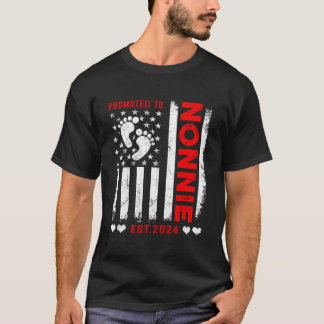 Us Amerikaanse Vlag Gepromoveerd Naar Nonnie 2024  T-shirt