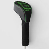 US Amerikaanse Vlag Klavertjes St Patricks dag Golfheadcover (Schuin)