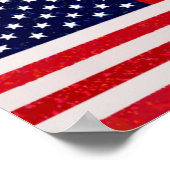 US - Amerikaanse vlag Pop Art Poster Print (Hoek)