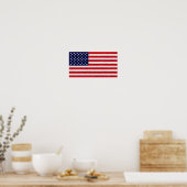US - Amerikaanse vlag Pop Art Poster Print (Keuken)