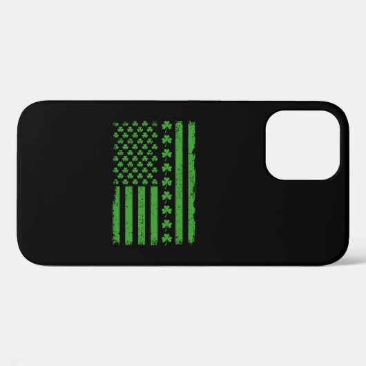 US Amerikaanse Vlag Shamrocks St Patricks dag Case-Mate iPhone Case (Achterkant (horizontaal))
