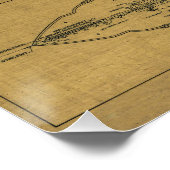 US ARIZONA Battleship Blueprint 1934 Perfect Poster (Hoek)