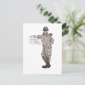 US Army 82nd Airborne (WW2) Briefkaart (Staand voorkant)