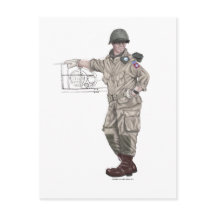 US Army 82nd Airborne (WW2) Briefkaart