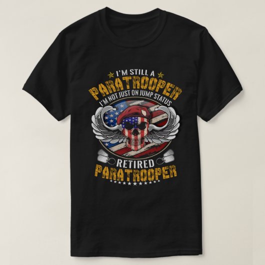 US Army Airborne Division Paratrooper T-shirt (Design voorkant)