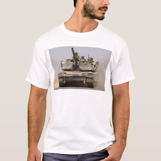 US_Army_M1A1_Abrams_main_Bat_tank T-shirt (Voorkant)