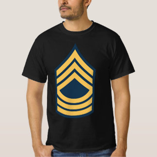 US Army Master Sergeant OR8-E8 Rank insignes T-shirt