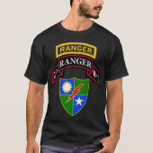 US Army Ranger - 2e Bataljon (BN) Scroll, Ranger T-shirt (Voorkant)