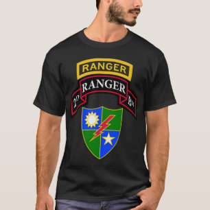 US Army Ranger - 2e Bataljon (BN) Scroll, Ranger T-shirt
