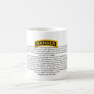 US Army Ranger Creed Coffee Mok