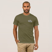 US Army Senior Combat Parachutist T-shirt (Voorkant volledig)