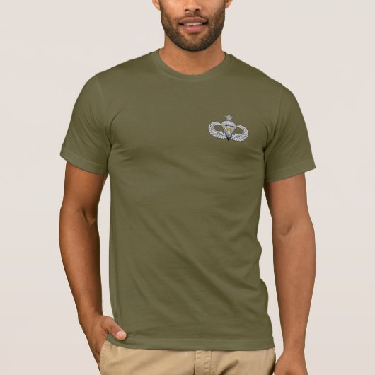 US Army Senior Combat Parachutist T-shirt (Voorkant)