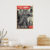US Army Travel Recrugement Poster (Keuken)