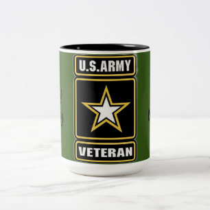 US Army Veteran Cup Tweekleurige Koffiemok