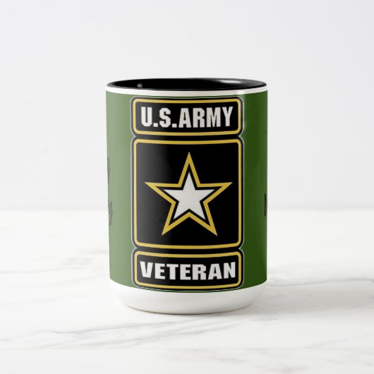 US Army Veteran Cup Tweekleurige Koffiemok (Center)