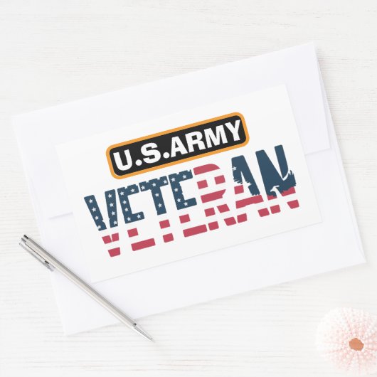 US Army Veteran Sticker | Military Pride Decal (Envelop)