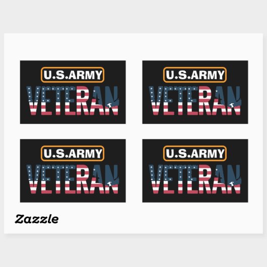 US Army Veteran Sticker | Military Pride Decal (Vel)