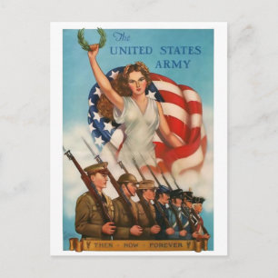 US Army Vintage Postcard Briefkaart
