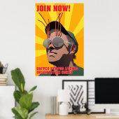 US Atomic Observation Corps Poster (Thuiskantoor)