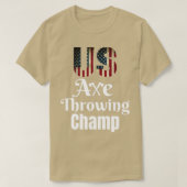 US Ax Throwing Champ Classic T-shirt (Design voorkant)