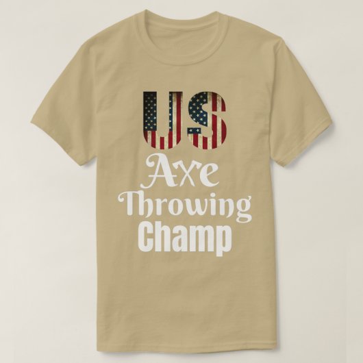 US Ax Throwing Champ Classic T-shirt (Design voorkant)