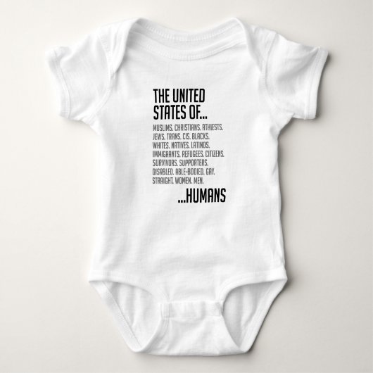 US Baby Bodysuit Verenigde Staten (Voorkant)