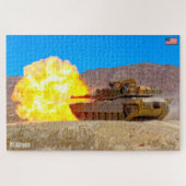 US BATTLE TANK - M1 ABRAMS (20x30 inch) Legpuzzel (Horizontaal)