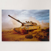 US BATTLE TANK - M1 ABRAMS (20x30 inch) Legpuzzel (Horizontaal)