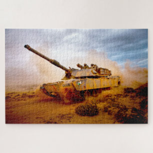 US BATTLE TANK - M1 ABRAMS (20x30 inch) Legpuzzel