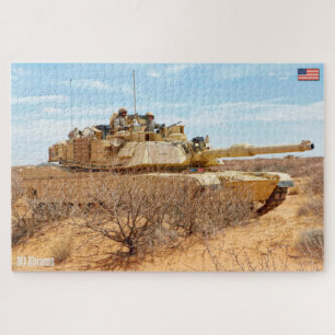 US BATTLE TANK - M1 ABRAMS (20x30 inch) Legpuzzel