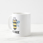 US Bee Funny USB - Technisch woordspun Koffiemok (Voorkant links)
