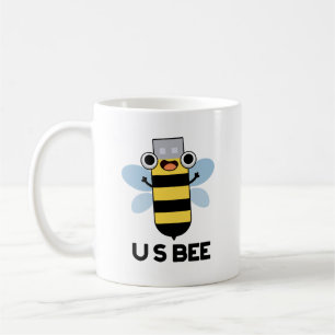 US Bee Funny USB - Technisch woordspun Koffiemok