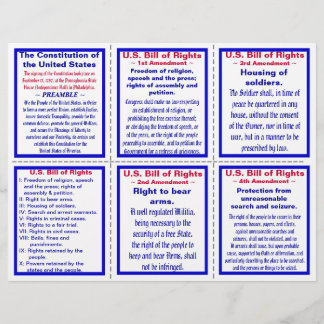 US Bill of Rights Pocket Pamphlet (25ct)